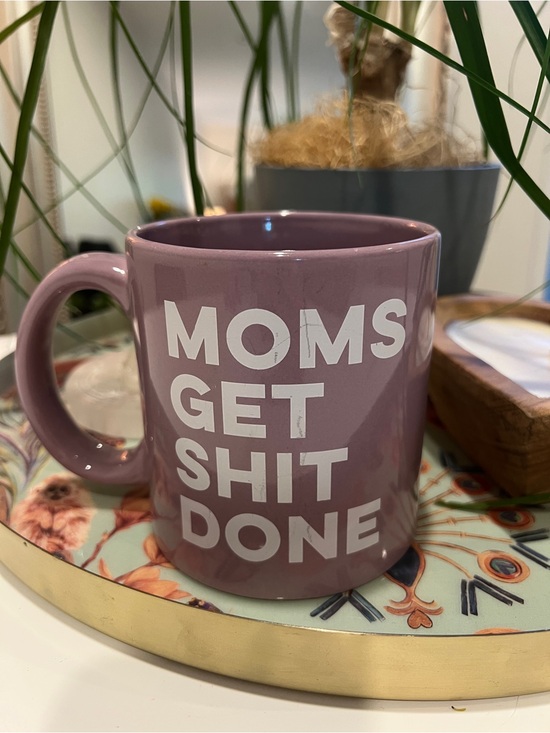 Other - Moms Get Shit Done Ceramic Mug - Dusty Mauve